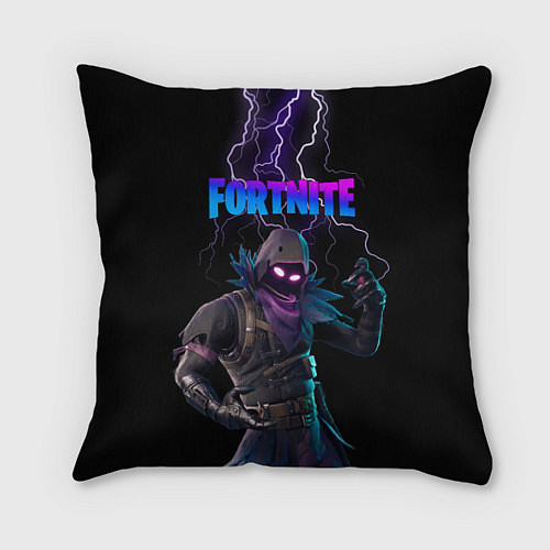 Подушка квадратная Raven Fortnite / 3D-принт – фото 1
