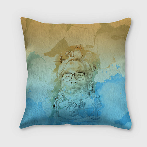 Подушка квадратная Hayao Miyazaki / 3D-принт – фото 1