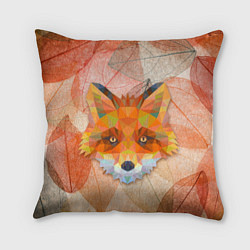 Подушка квадратная Fox, цвет: 3D-принт