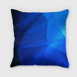 Подушка квадратная SHADES OF BLUE, цвет: 3D-принт