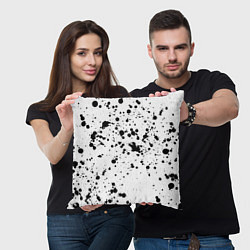 Подушка квадратная Далматинец, цвет: 3D-принт — фото 2
