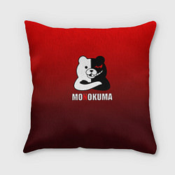 Подушка квадратная Monokuma, цвет: 3D-принт