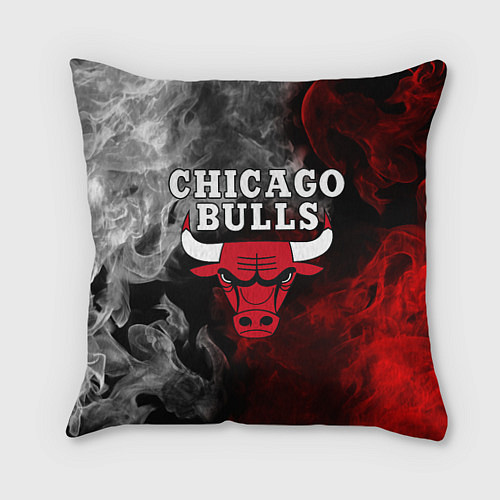 Подушка квадратная CHICAGO BULLS / 3D-принт – фото 1