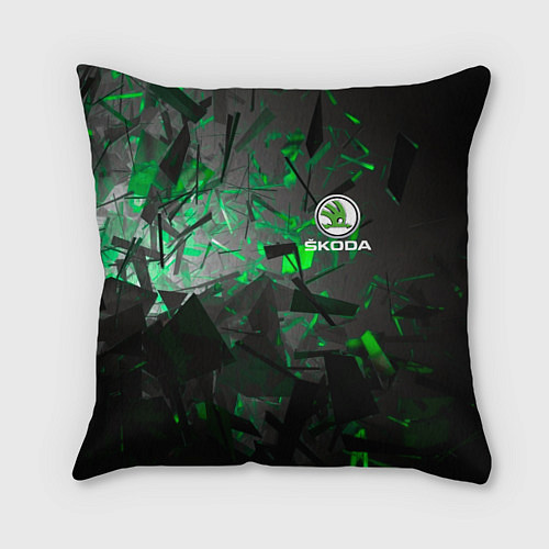 Подушка квадратная SKODA / 3D-принт – фото 1