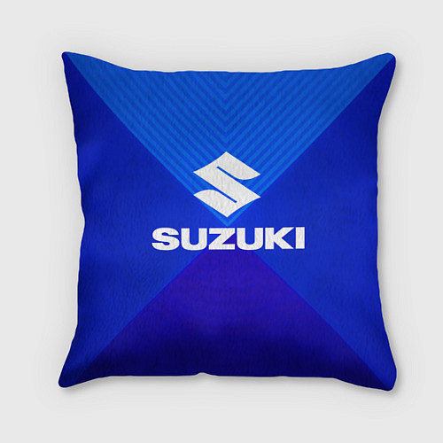 Подушка квадратная SUZUKI / 3D-принт – фото 1