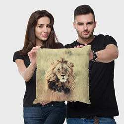 Подушка квадратная Lion King, цвет: 3D-принт — фото 2