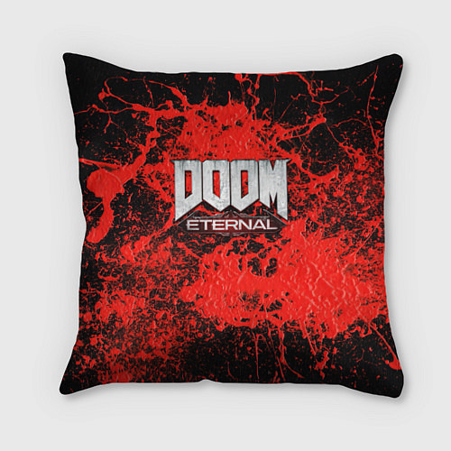 Подушка квадратная Doom Eternal / 3D-принт – фото 1