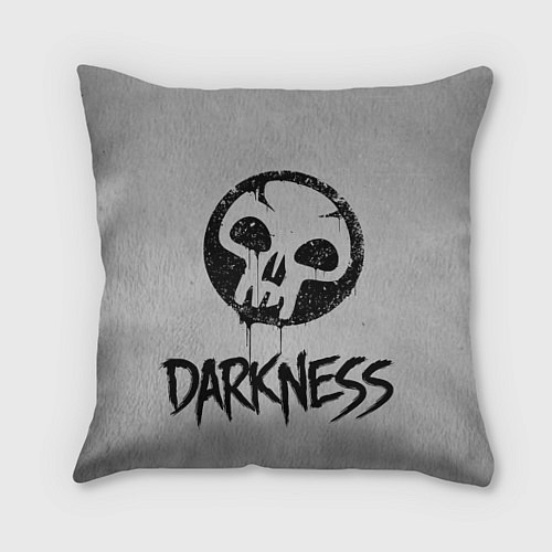 Подушка квадратная Emblems Darkness / 3D-принт – фото 1