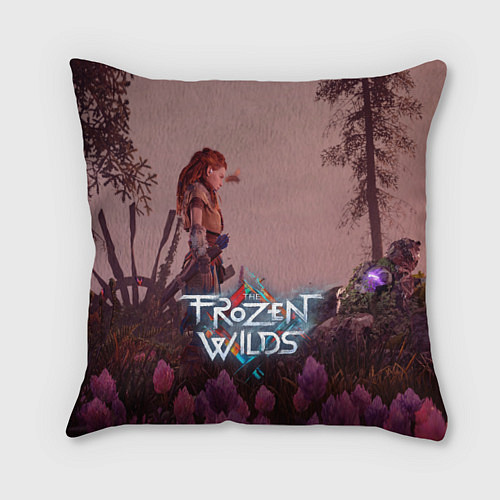 Подушка квадратная HORIZON ZERO DAWN / 3D-принт – фото 1