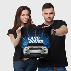 Подушка квадратная LAND ROVER, цвет: 3D-принт — фото 2