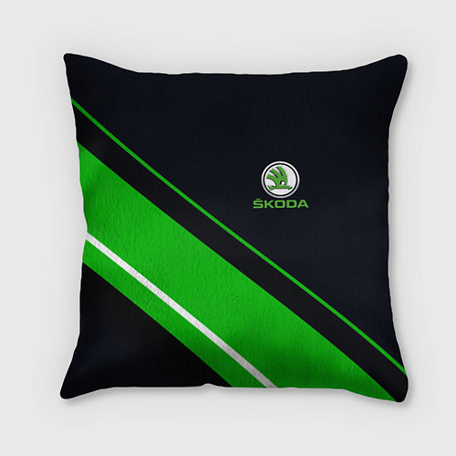 Подушка квадратная SKODA / 3D-принт – фото 1