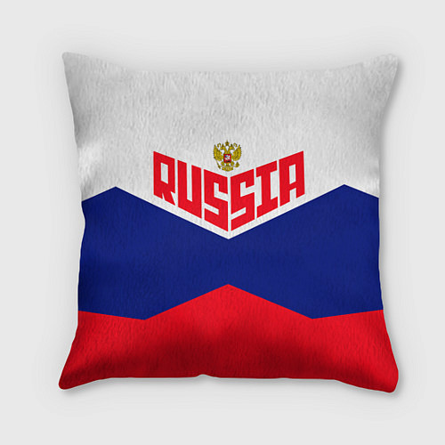 Подушка квадратная Russia / 3D-принт – фото 1