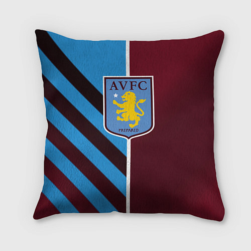 Подушка квадратная Астон Вилла / 3D-принт – фото 1