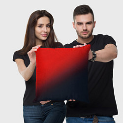 Подушка квадратная RED, цвет: 3D-принт — фото 2