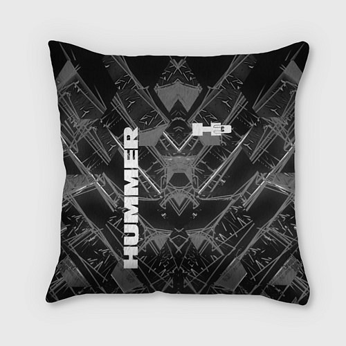 Подушка квадратная HUMMER / 3D-принт – фото 1