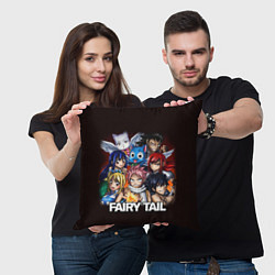 Подушка квадратная FAIRY TAIL ХВОСТ ФЕИ, цвет: 3D-принт — фото 2