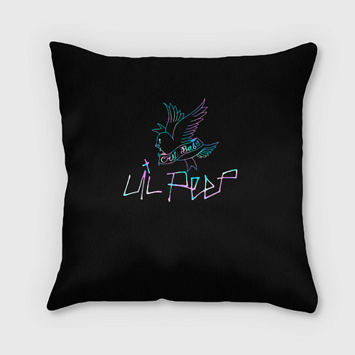 Подушка квадратная Lil Peep / 3D-принт – фото 1