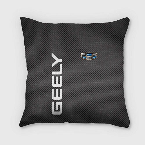 Подушка квадратная GEELY / 3D-принт – фото 1