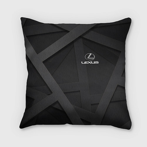 Подушка квадратная LEXUS / 3D-принт – фото 1
