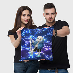 Подушка квадратная UNDERTALE АНДЕРТЕЙЛ, цвет: 3D-принт — фото 2