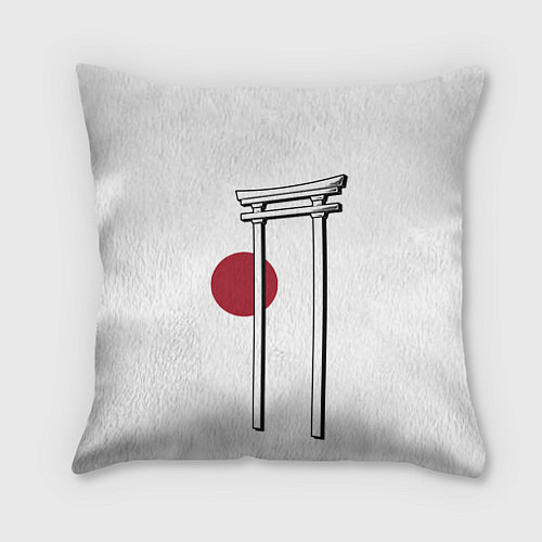 Подушка квадратная Япония Тории Z / 3D-принт – фото 1