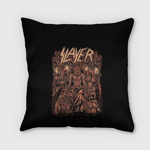 Подушка квадратная Slayer / 3D-принт – фото 1