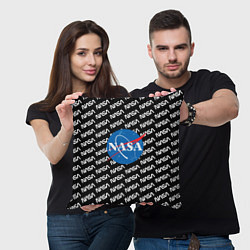 Подушка квадратная NASA, цвет: 3D-принт — фото 2