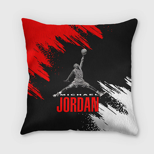 Подушка квадратная MICHAEL JORDAN / 3D-принт – фото 1