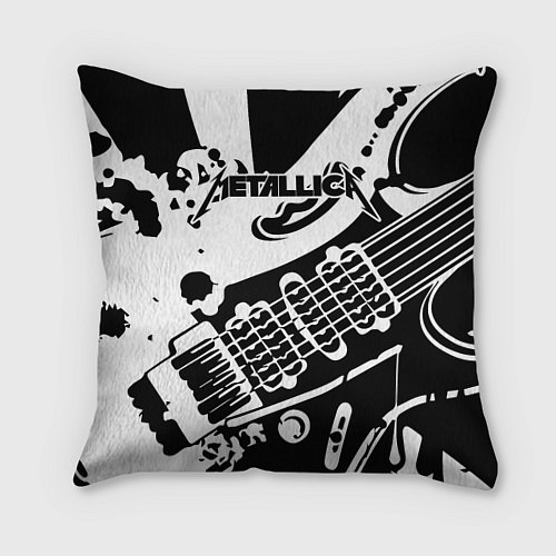 Подушка квадратная Metallica / 3D-принт – фото 1
