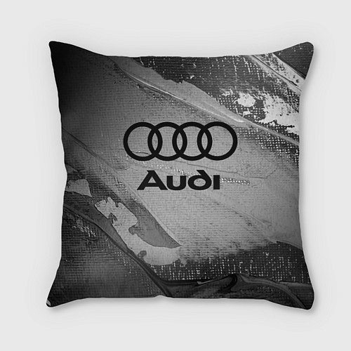 Подушка квадратная AUDI АУДИ / 3D-принт – фото 1