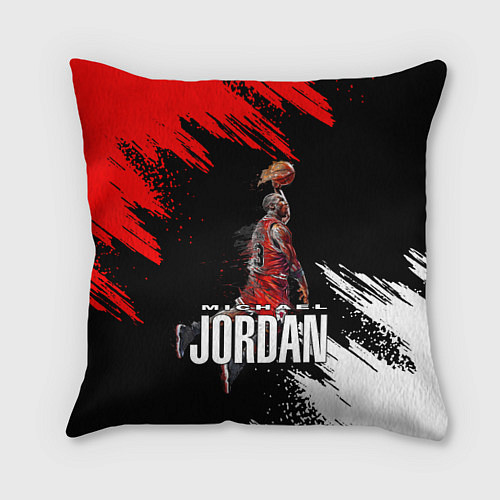 Подушка квадратная MICHAEL JORDAN / 3D-принт – фото 1