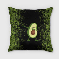 Подушка квадратная Авокадо, цвет: 3D-принт