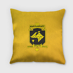 Подушка квадратная Hufflepuff, цвет: 3D-принт