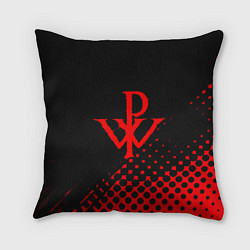 Подушка квадратная Powerwolf, цвет: 3D-принт
