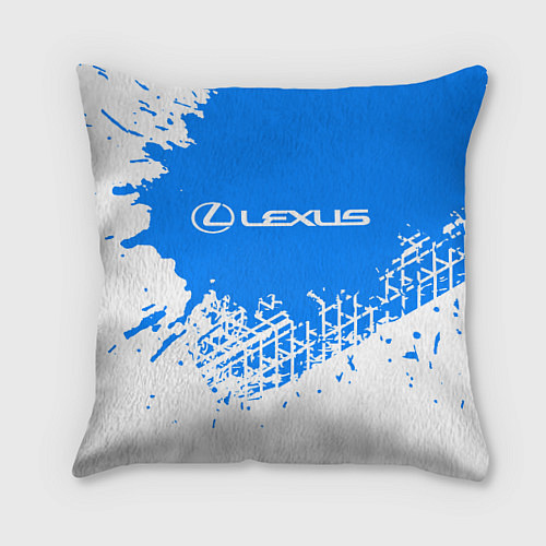 Подушка квадратная LEXUS ЛЕКСУС / 3D-принт – фото 1