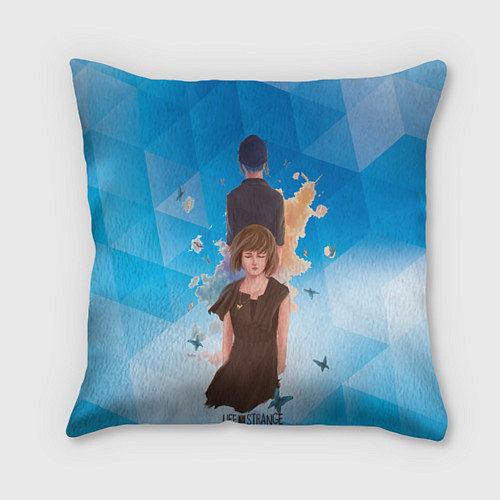 Подушка квадратная Life is Strange! / 3D-принт – фото 1