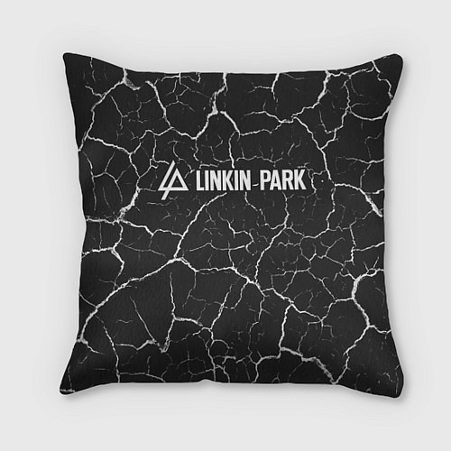 Подушка квадратная LINKIN PARK ЛИНКИН ПАРК / 3D-принт – фото 1
