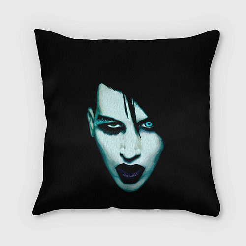 Подушка квадратная Marilyn Manson / 3D-принт – фото 1