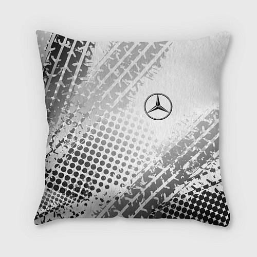 Подушка квадратная Mercedes-Benz / 3D-принт – фото 1
