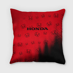 Подушка квадратная HONDA ХОНДА, цвет: 3D-принт