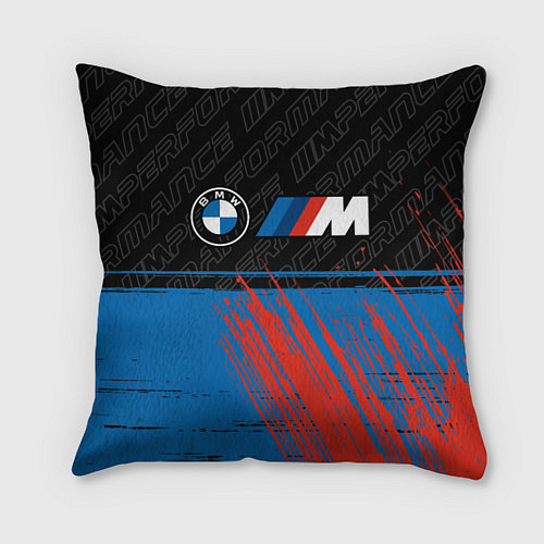 Подушка квадратная BMW БМВ / 3D-принт – фото 1