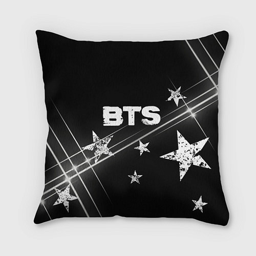 Подушка квадратная BTS бойбенд Stars / 3D-принт – фото 1