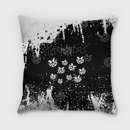 Подушка квадратная Pyrokinesis / 3D-принт – фото 1