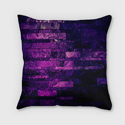 Подушка квадратная Purple-Wall, цвет: 3D-принт
