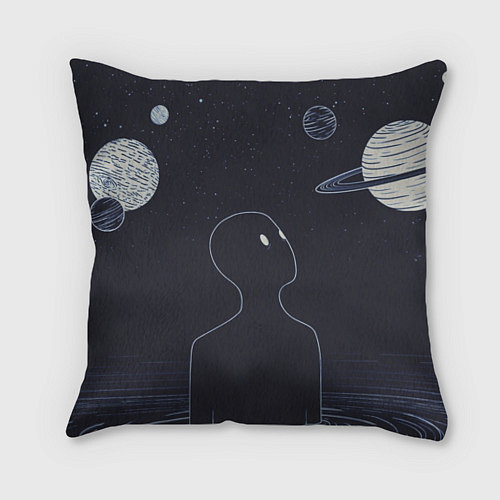 Подушка квадратная Гуррен Лаганн Антиспиральщик / 3D-принт – фото 1