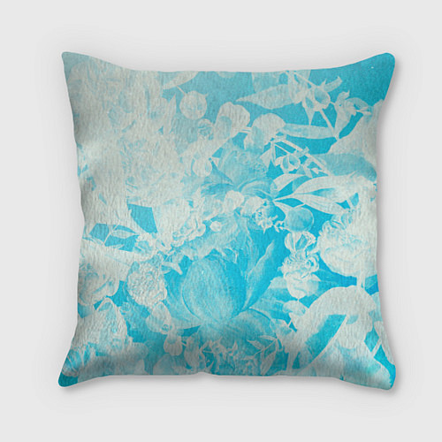 Подушка квадратная Blueflower / 3D-принт – фото 1
