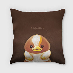 Подушка квадратная Baby Chocolate Niffler, цвет: 3D-принт