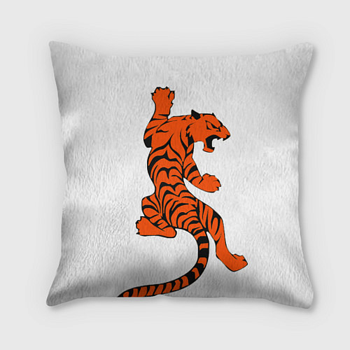 Подушка квадратная Тигр / 3D-принт – фото 1