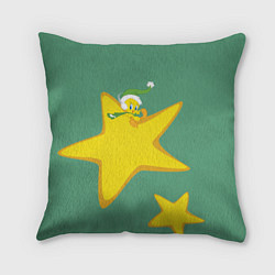 Подушка квадратная Tweety and stars, цвет: 3D-принт