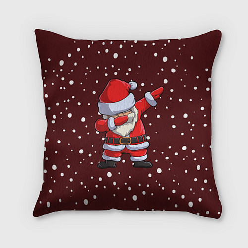 Подушка квадратная Dab-Santa / 3D-принт – фото 1